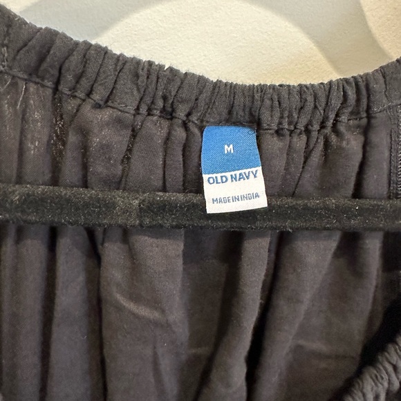 NWOT old navy 100% cotton black dress - Picture 3 of 3